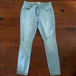 universal thread mid -rise curvy skinny jeans